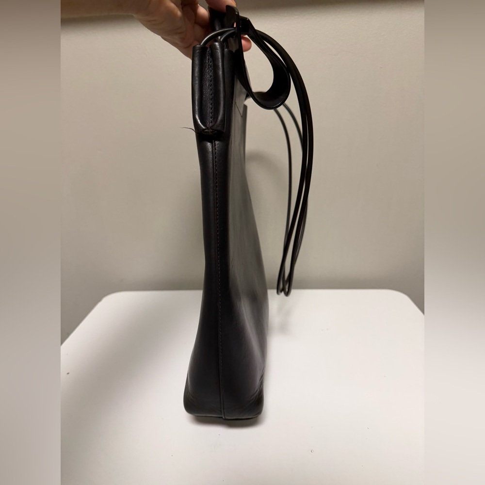BUILDING BLOCK Business Bag : Black Leather - Picture 2 of 14
